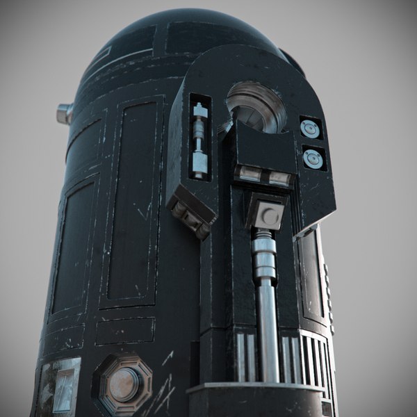 star wars c2-b5 droid 3d obj