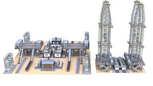 Oil Drilling Rig Processing Station