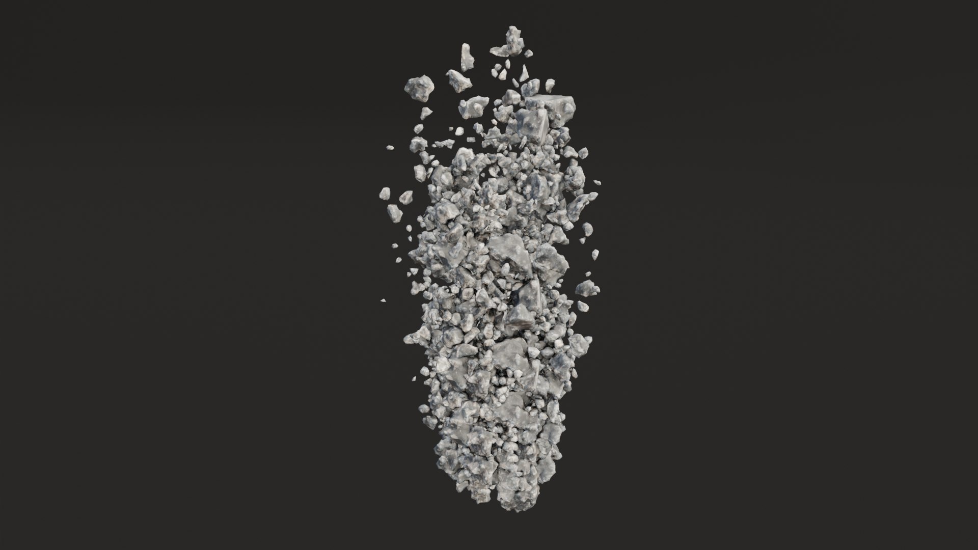 Animated Concrete Explode Upwards Sharp Model TurboSquid 1778141