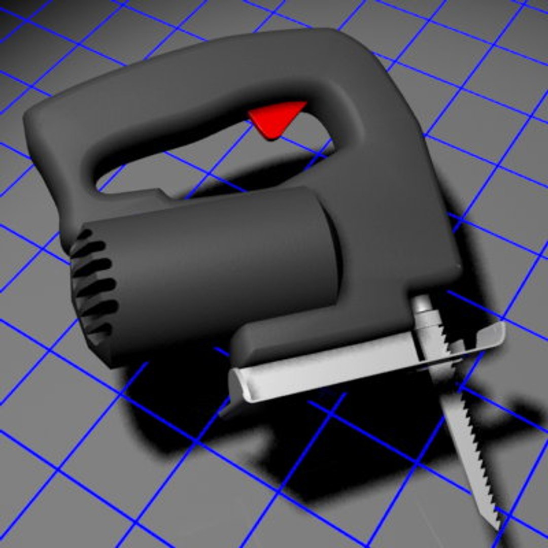 3d model power scroll saw