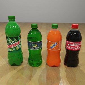 plastic soda pop bottles 3ds