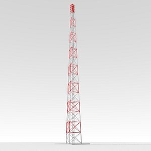 3d radio tower