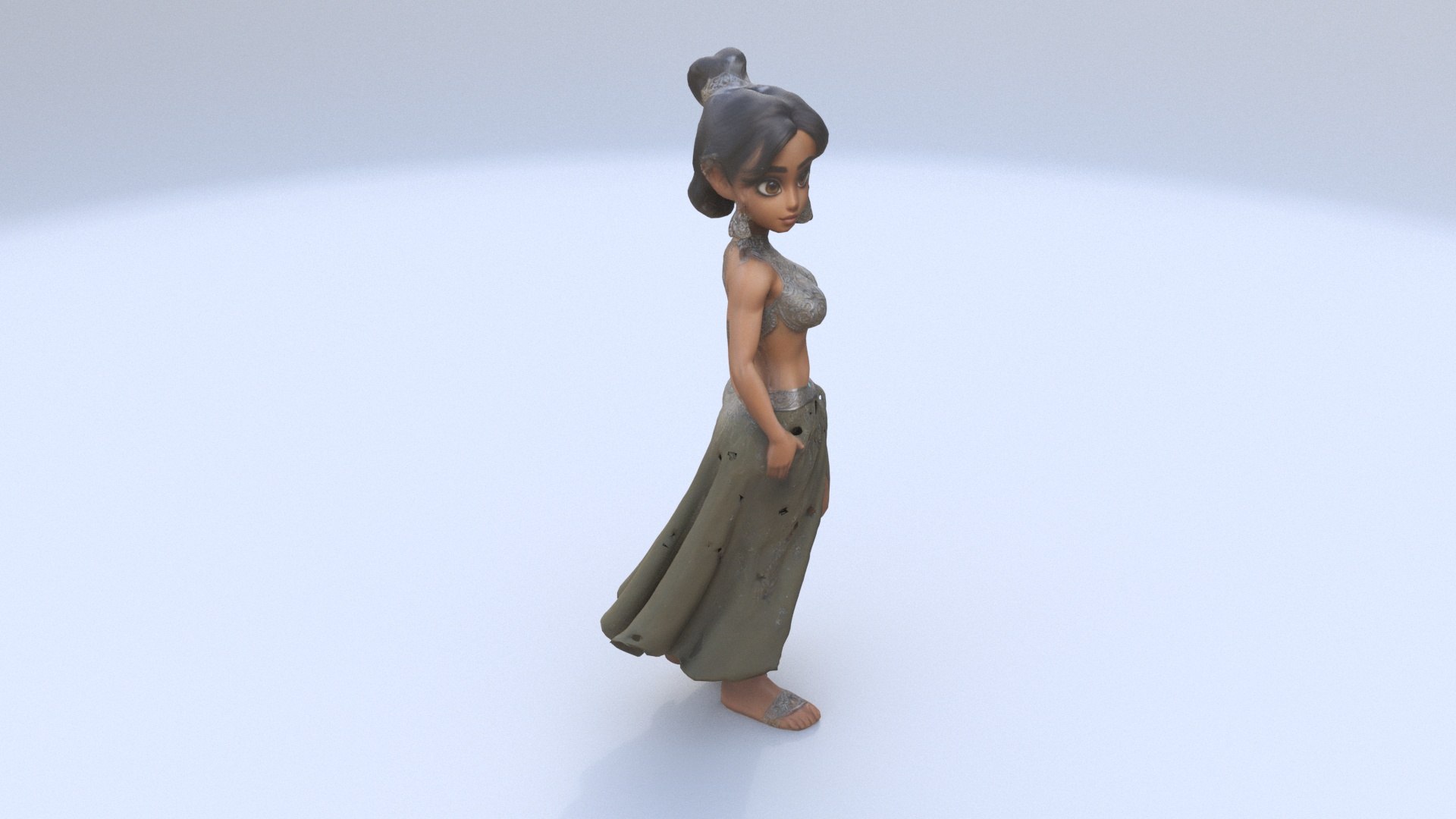 3D Arabian Princess Model - TurboSquid 2336379