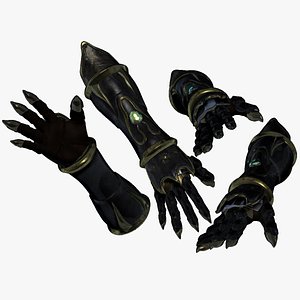 Fore Arm Gloves Armor Set Sculpt