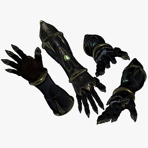Fore Arm Gloves Armor Set Sculpt