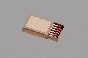 3D Matchbox model