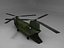 Baixo poli CH-47 Chinook