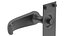 Cardea Curved Black Iron Handle