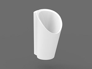 3D ceramic urinal model