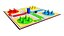 Ludo Traditionelles Tischbrett-Strategiespiel