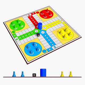 Ludo Traditional Table Board Strategy Game