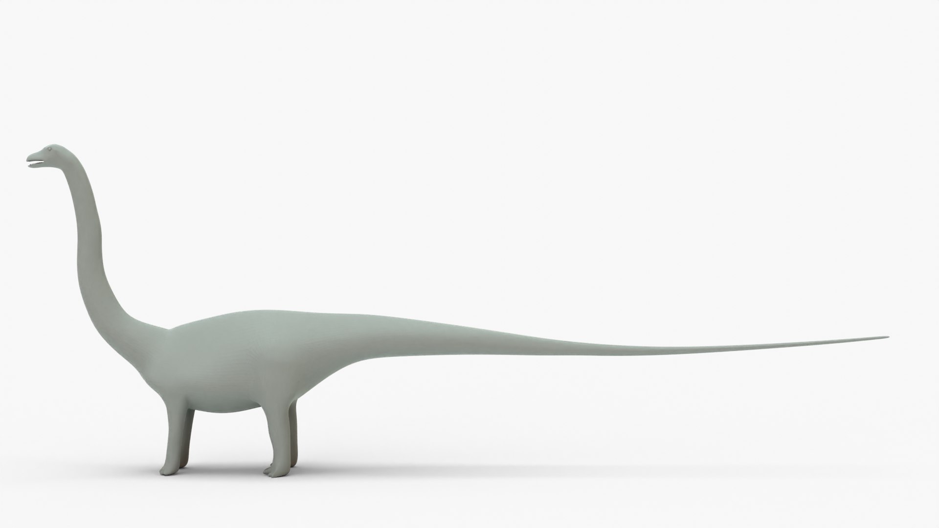 Diplodocus Rigged Basemesh 3D model - TurboSquid 2134183