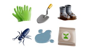 Hello Spring 3D Collection 3D model