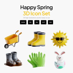 Hello Spring 3D Collection 3D model