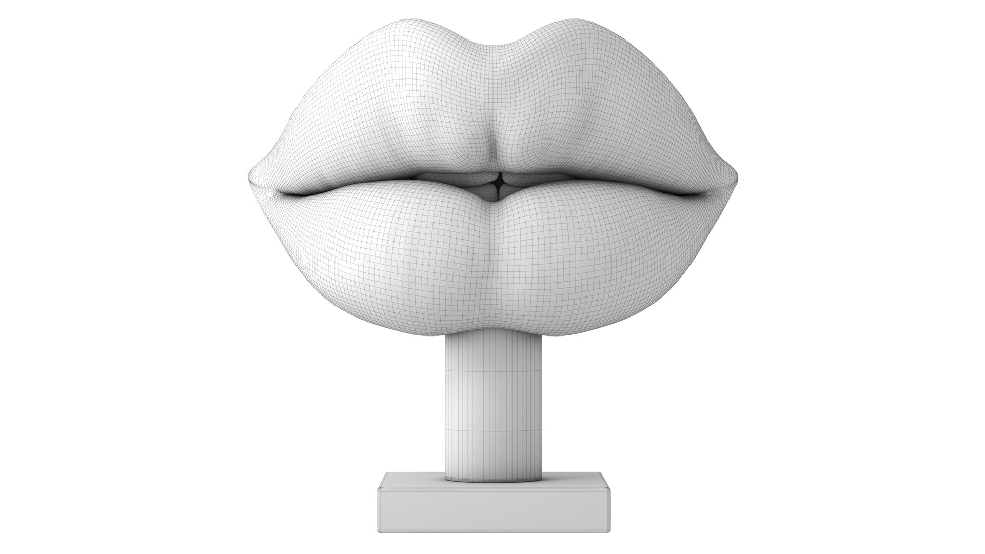 Lips Figurine 3D Model - TurboSquid 2214391