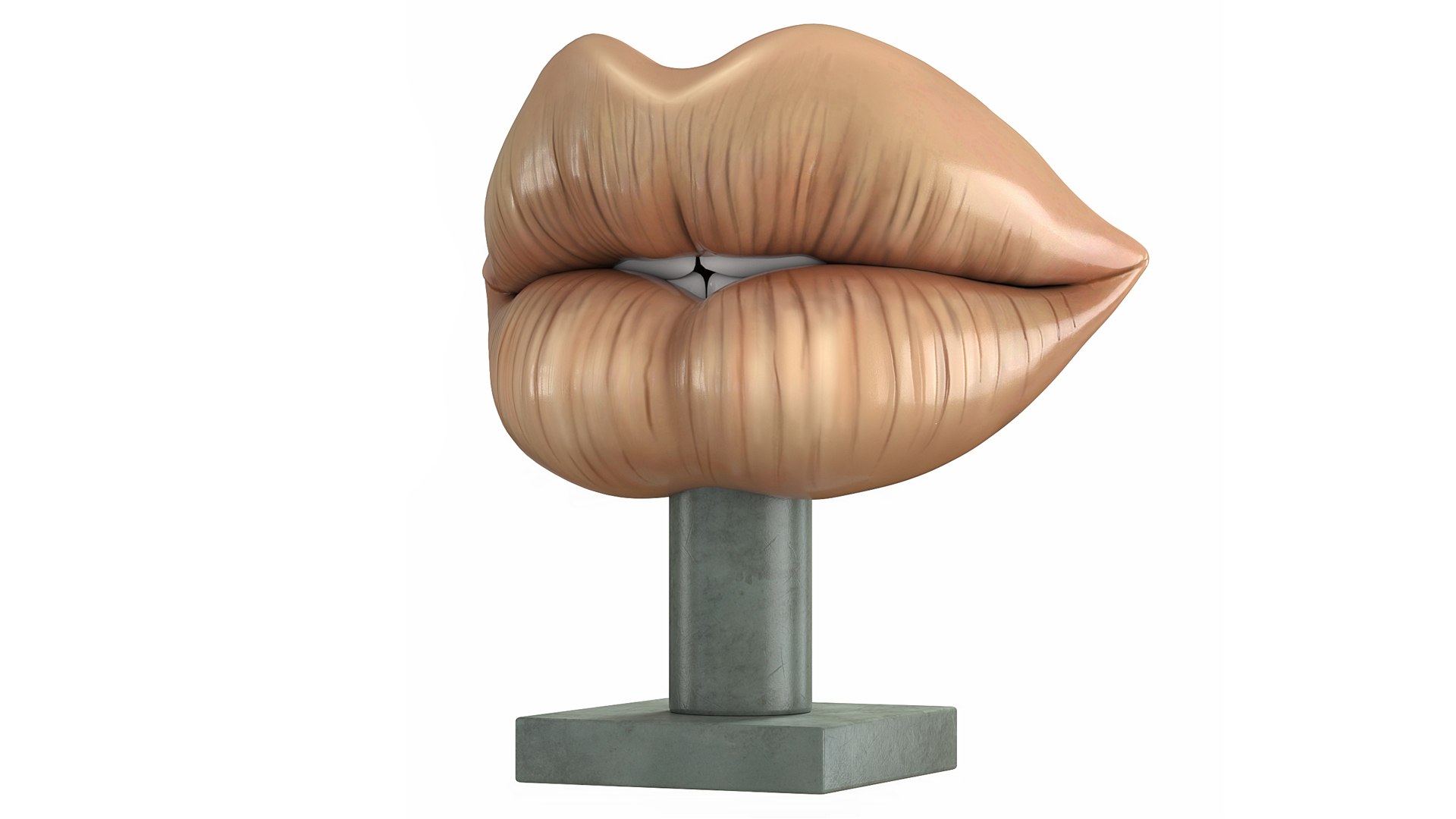 Lips Figurine 3D Model - TurboSquid 2214391