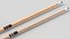 Billiards Balls And Cue Sticks