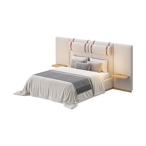 Claude Performance Fabric Bed 3D model