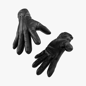 Leather Gloves Black