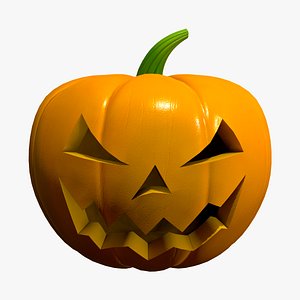 3D Jack-o-lantern Halloween pumpkin