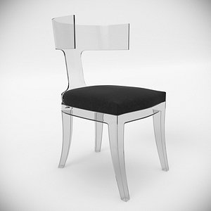 3d interior saturn chair seat