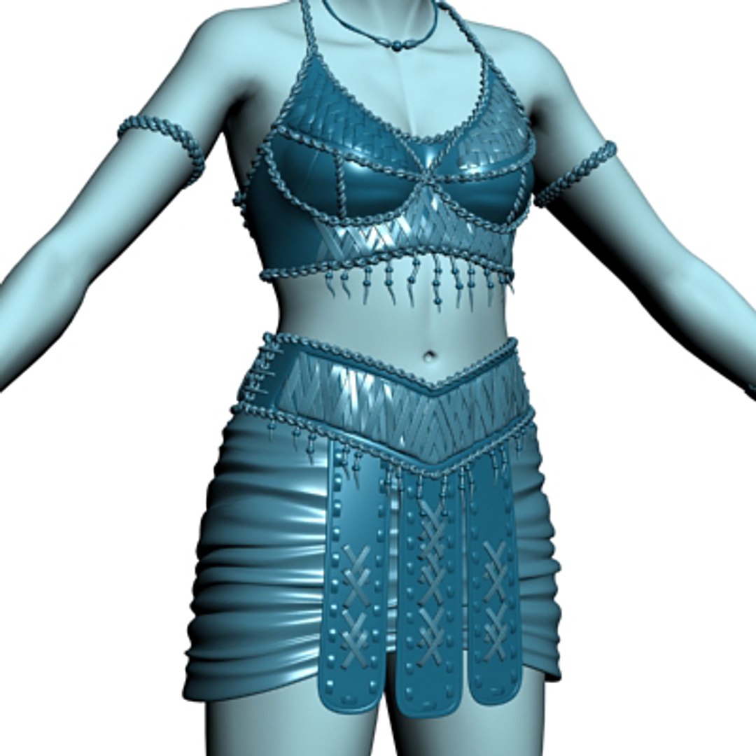 Princess Warrior Gabrielle 3d Model