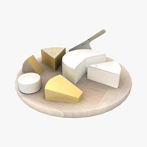 3D Cheese Plate model