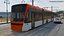 Moderne Stadtbahn Bybanen Einfaches Interieur