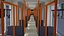 Moderne Stadtbahn Bybanen Einfaches Interieur