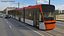 Moderne Stadtbahn Bybanen Einfaches Interieur