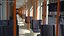 Moderne Stadtbahn Bybanen Einfaches Interieur