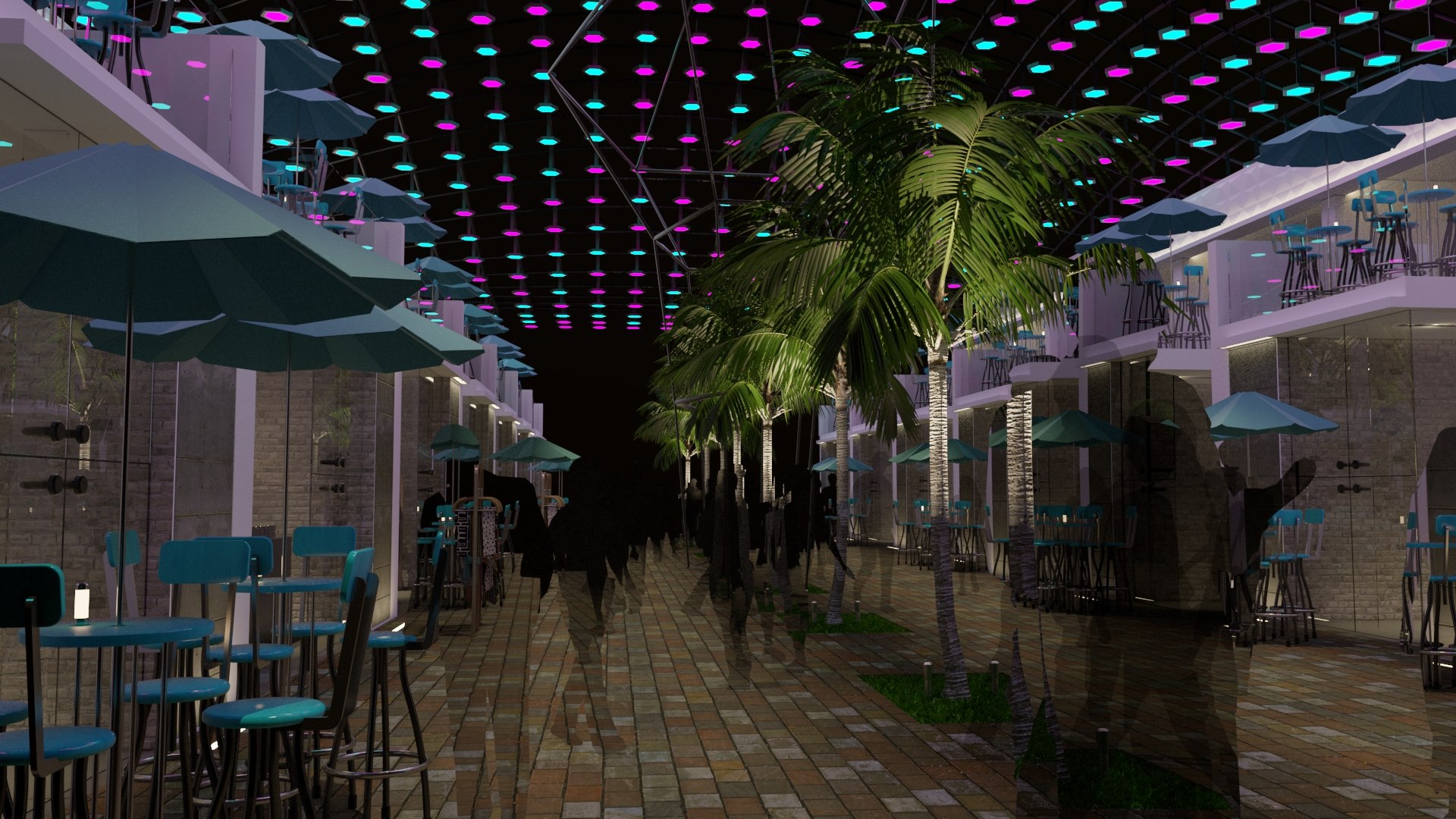 Development Hotel Shops 3D Model - TurboSquid 1506109