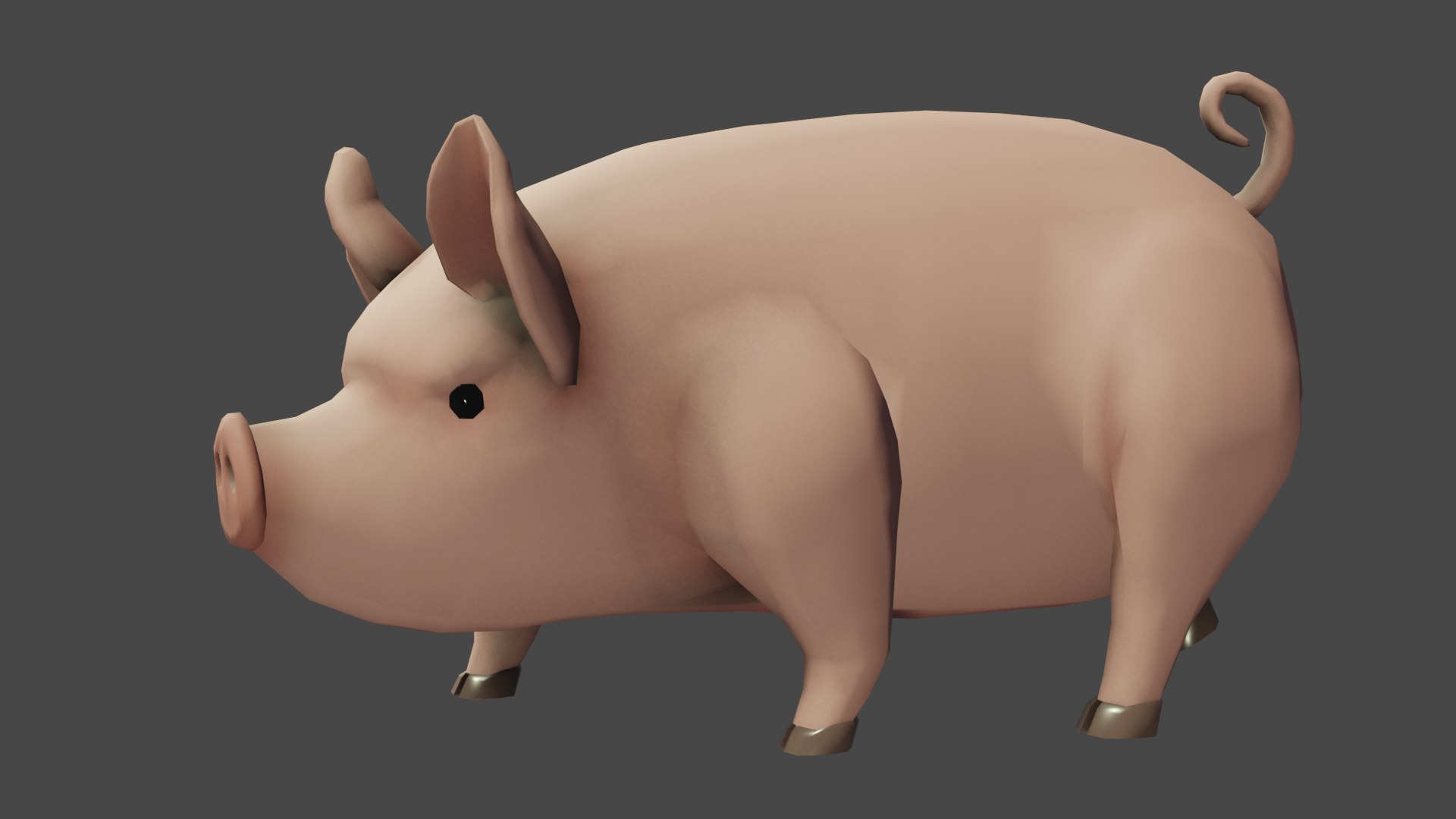Stylized Pig Character 3D - TurboSquid 1816354
