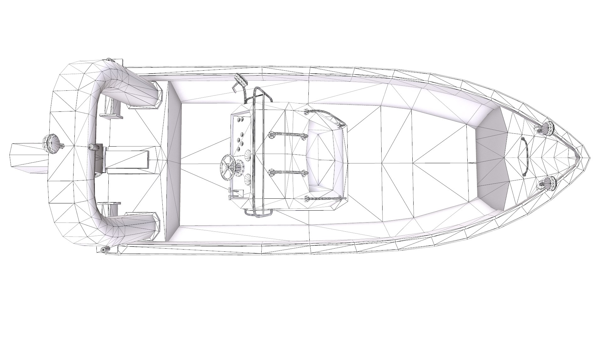 3D fast rescue boat model - TurboSquid 1662090