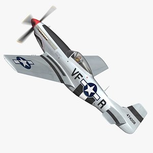 North American P-51D Mustang 3D