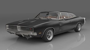 3D 1969 Dodge Charger R-T