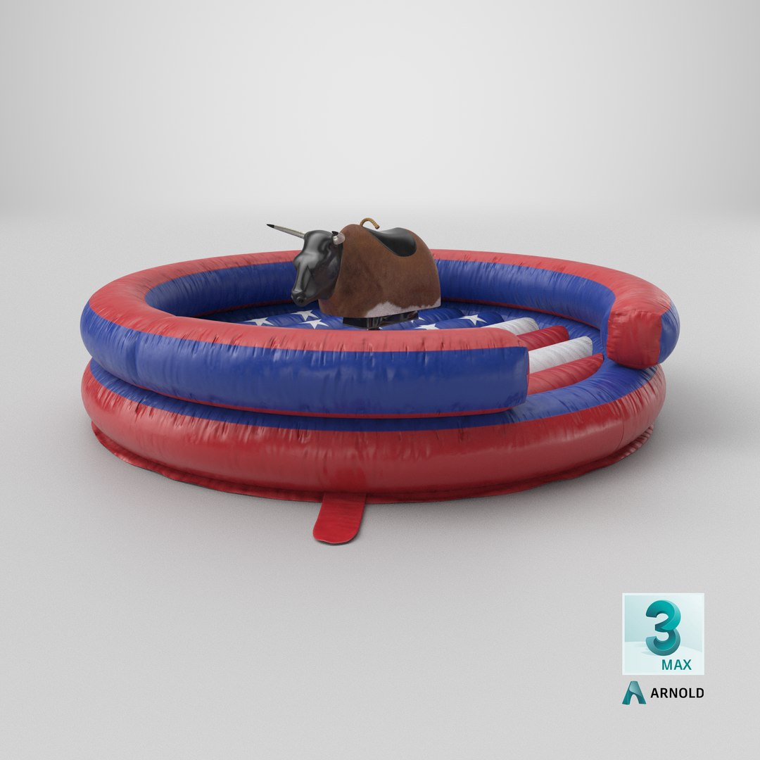 3D Mechanical Rodeo Bull on Inflatable Trampoline in US Colors model https://p.turbosquid.com/ts-thumb/rQ/mIGOqu/Dd/stemcell_max_arnold_render/png/1754492880/1920x1080/fit_q87/3728aeb65f199012920cccb075944d4bf147f576/stemcell_max_arnold_render.jpg