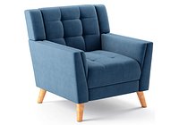 Alisa Mid Century Modern Armchair