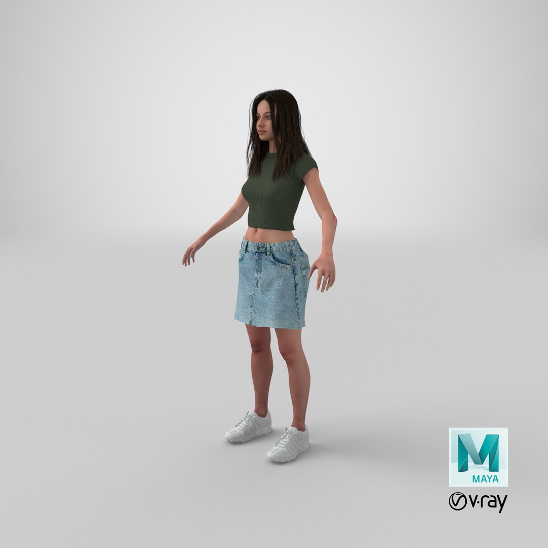 3D Woman - Summer Outfit model https://p.turbosquid.com/ts-thumb/rQ/qWnVIL/Wn/stemcell_maya_vray_render/png/1658864634/1920x1080/fit_q87/cdb80a633197623cbc70620b8d962ba965c8618c/stemcell_maya_vray_render.jpg