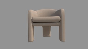 AREA Armchairs - Single Sofa 3D model