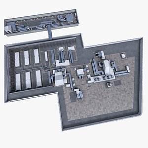 3D Rooftop ventilation equipment