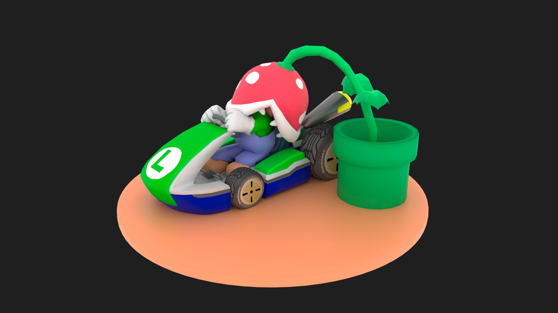 Mario kart best sale piranha plant