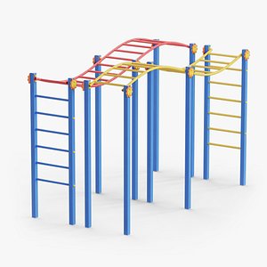Monkey Bars Wave 01 Blue and Red