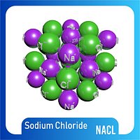 nacl 3D Model Lattice Structure NaCl