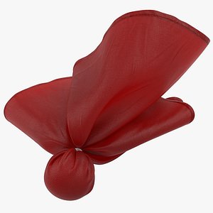 Football Penalty Flag Red 3D Model