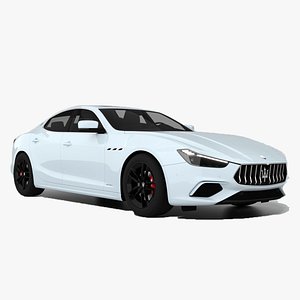 Maserati Ghibli Hybrid Luxury Sports Sedan 3D model