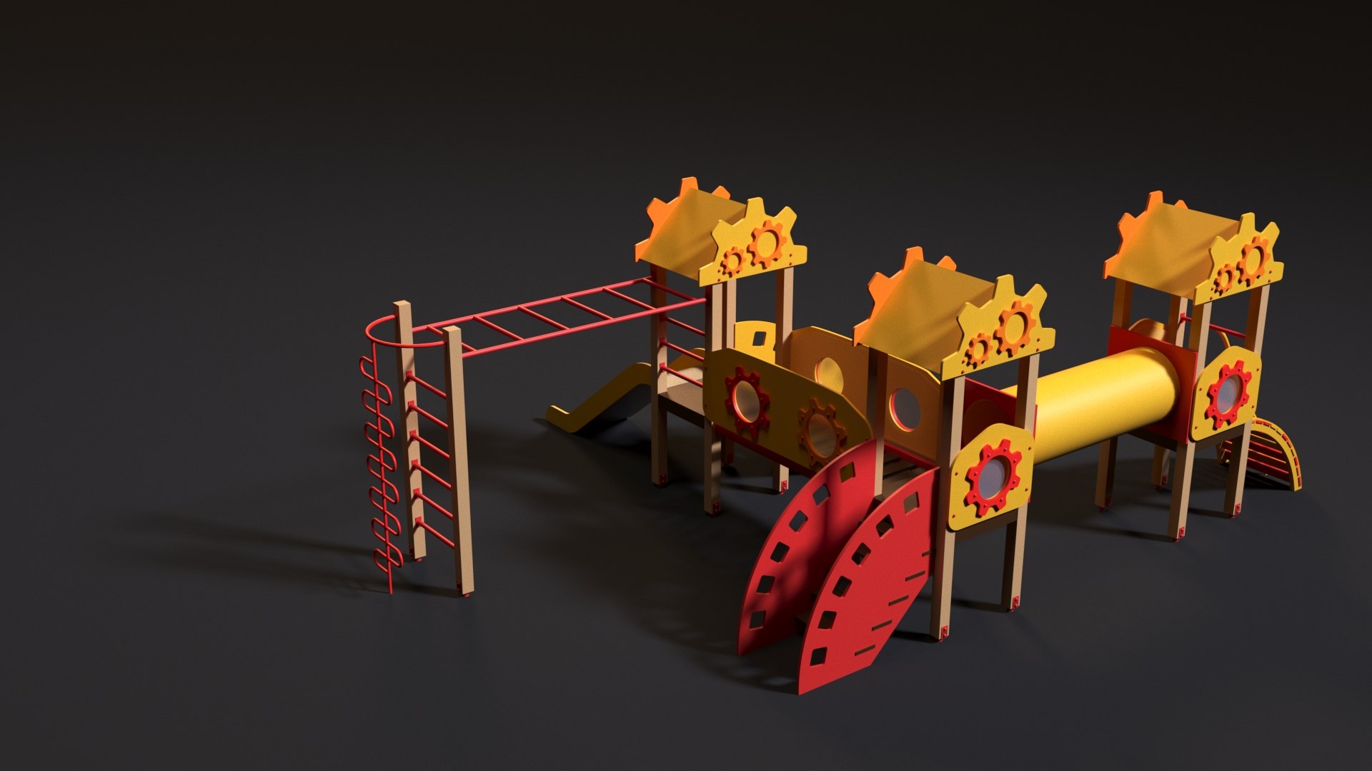 Children playground model - TurboSquid 1766226