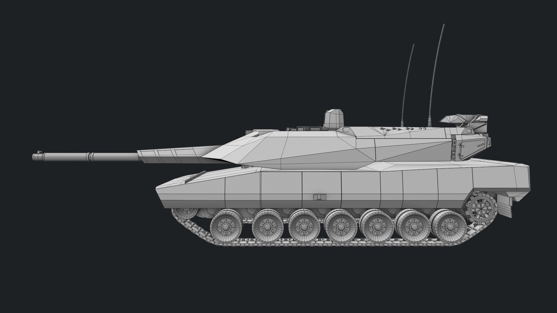 3D KF51 Panther Model - TurboSquid 1925432