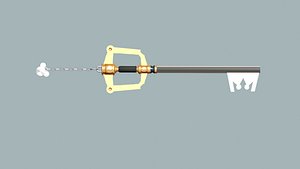 sora keyblade 3d model