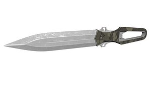 scifi knife military 3D model